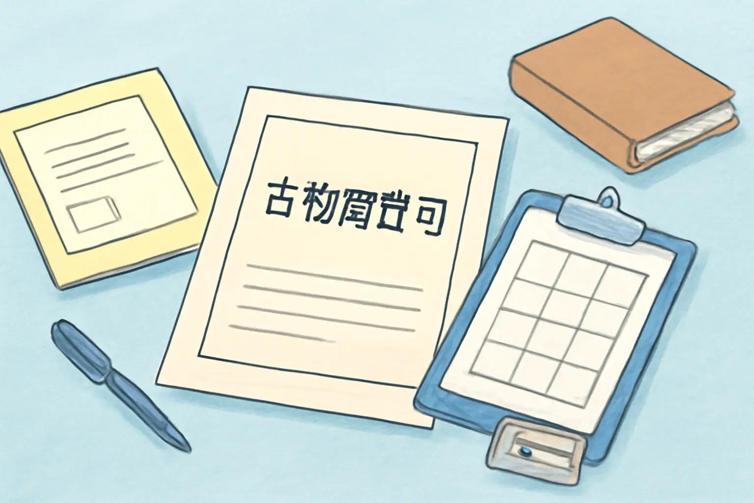 古物商許可の申請方法|必要書類・手数料・申請場所を徹底解説